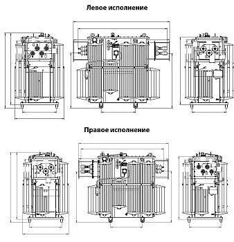 Фото чертежа ТМГФ 2000/10/0,4